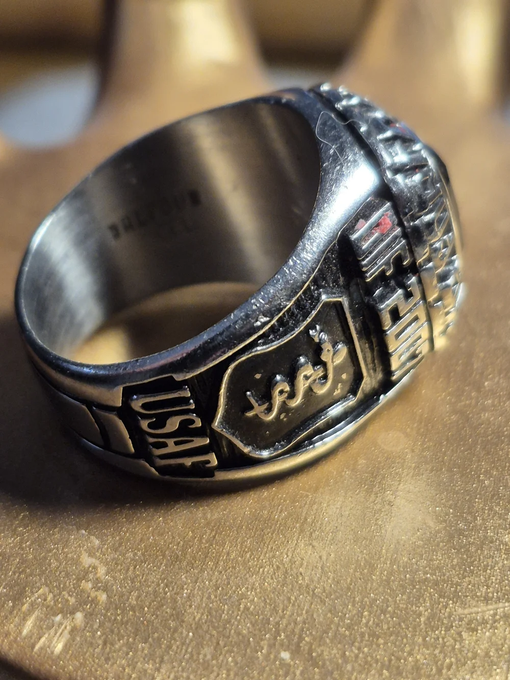 Vintage BALFOUR USAF salesman Sample Ring Size 9.5